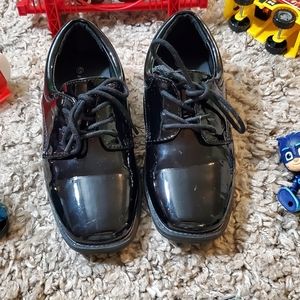 Black Patent Leather Children's Shoes